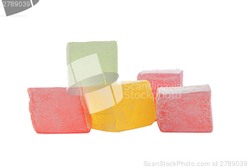 Image of Turkish delight isolated