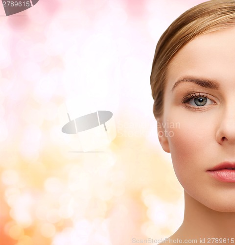 Image of face of beautiful woman