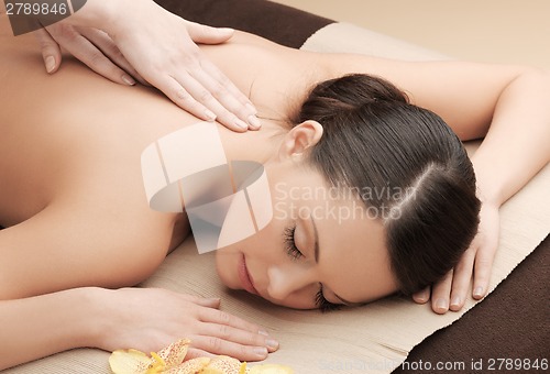 Image of asian woman in spa