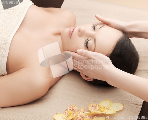 Image of asian woman in spa