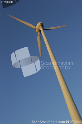 Image of wind turbine diagonal