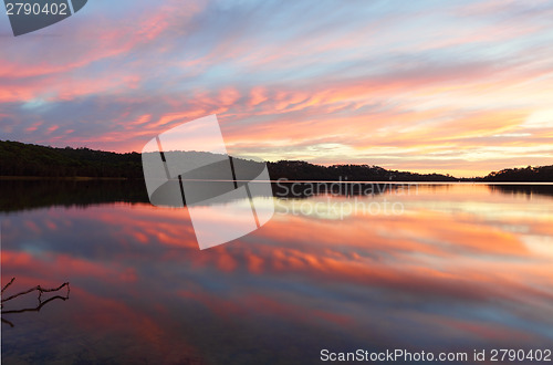 Image of Pretty sunrise Narrabeen Lakes NSW Australia