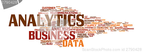Image of Illustration of analytics business analysis