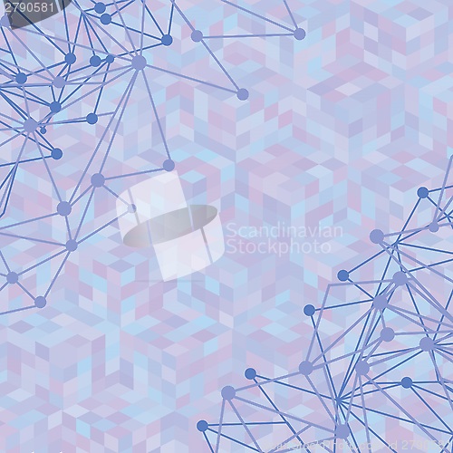 Image of abstract chemical background
