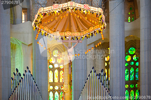 Image of La Sagrada Familia, interior