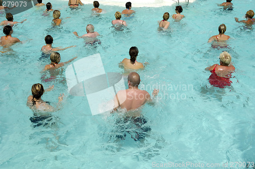 Image of Aerobic in pool