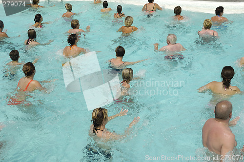 Image of Aerobic in pool