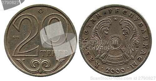 Image of twenty tenge, Republica Kazakstan, 2000