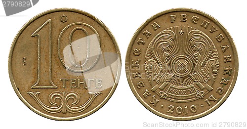 Image of ten tenge, Republica Kazakstan, 2010