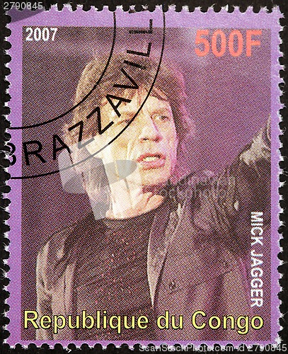 Image of Mick Jagger Stamp