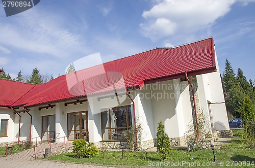 Image of Beautiful house in park