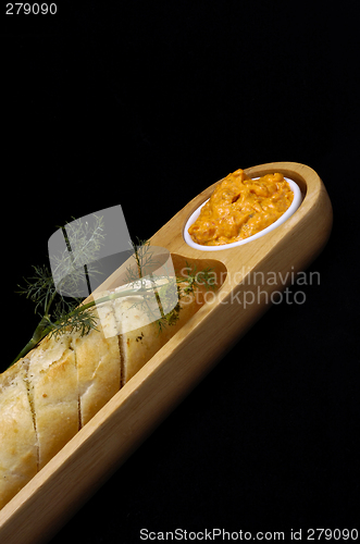 Image of Garlic bread with dip