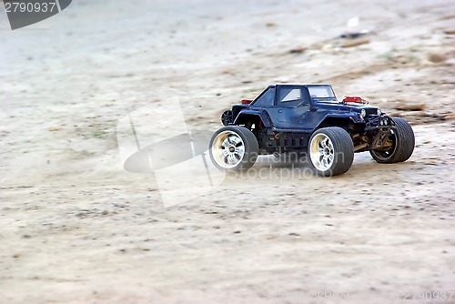 Image of Speeding RC car