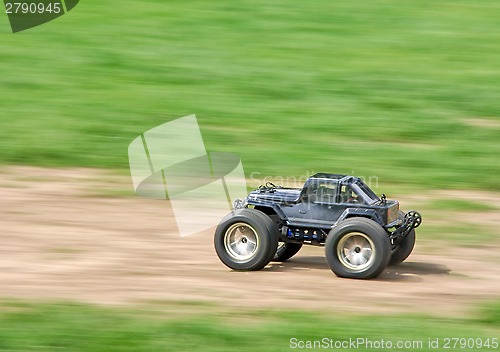 Image of Speeding RC car