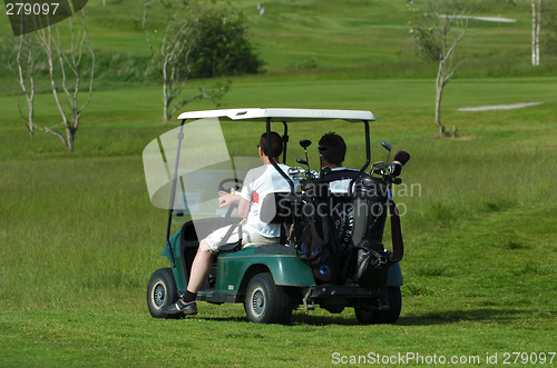 Image of golf caddy