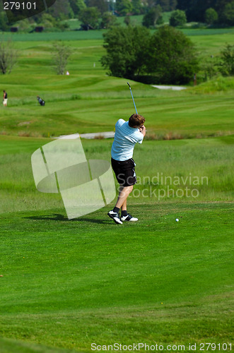 Image of Young Golfer