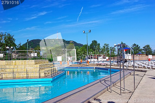 Image of Swimming pool at mountain resort