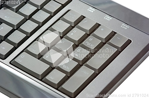 Image of Black keyboard - number pad