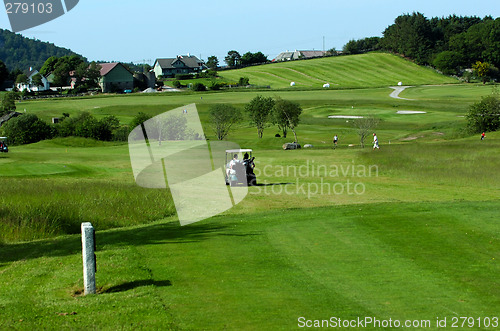 Image of golf caddy