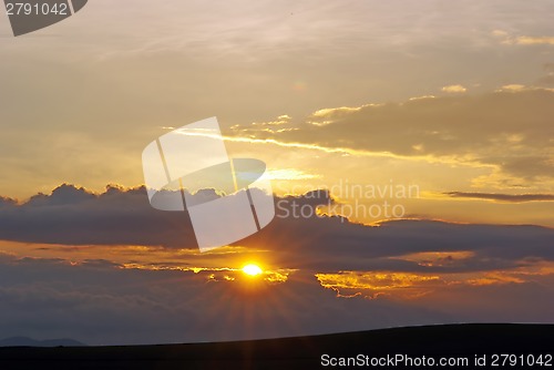 Image of Sunset sky