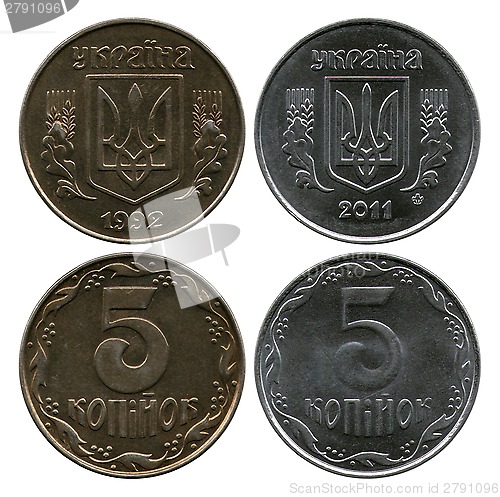 Image of five kopecks, Ukraine, 1992, 2011