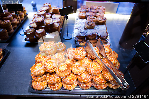 Image of Sweet bun at cafe