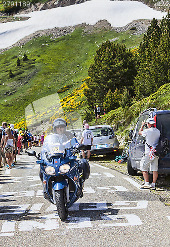 Image of Police Bike of  Tour of France