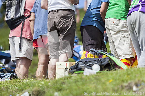 Image of Spectators of Le Tour de France