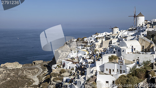 Image of traditional architecture in Santorini