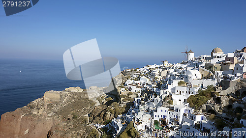 Image of traditional architecture in Santorini