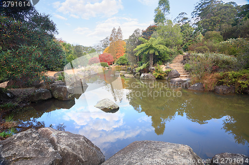 Image of Picturesque lagoon at Mt Tomah in Autumn