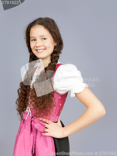 Image of traditional bavarian girl