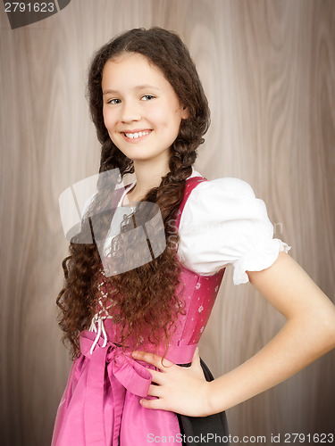 Image of traditional bavarian girl