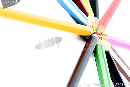 Image of Close-up pencil.