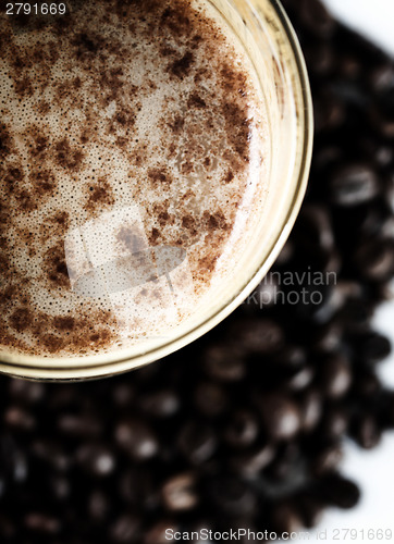 Image of Latte Macchiato in glass