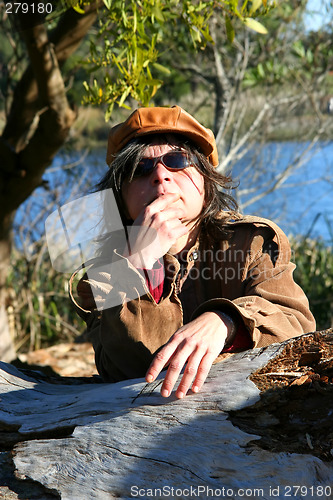 Image of Woman in the nature