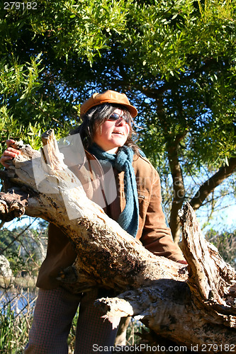 Image of Woman in the nature