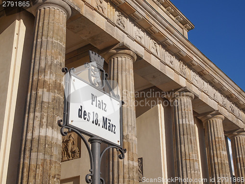 Image of Brandenburger Tor Berlin