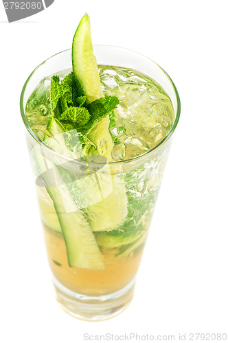 Image of cocktail with cucumber