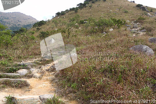 Image of Stone path in the mountains