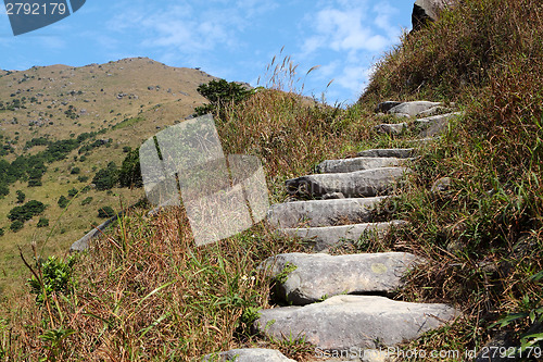Image of Stone path in the mountains