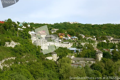 Image of Steep slope in Kamianets-Podilsky, Ukraine