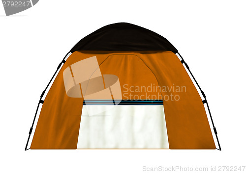 Image of Camping Tent on White