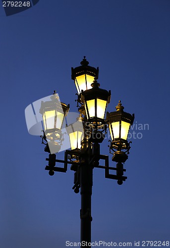 Image of Vintage street light