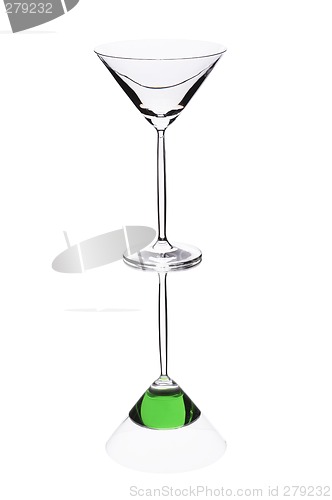 Image of Empty cocktail glass