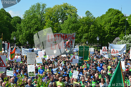 Image of Norwegian farmers rally