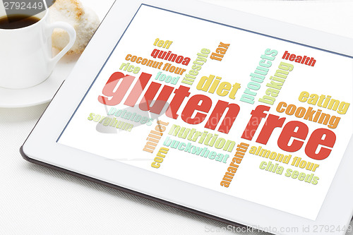 Image of gluten free cooking word cloud 