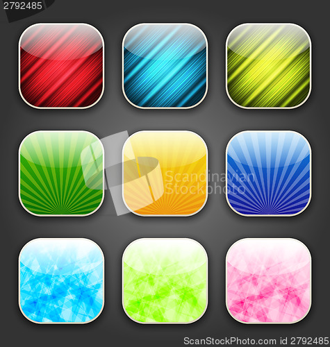 Image of Abstract backgrounds for the app icons
