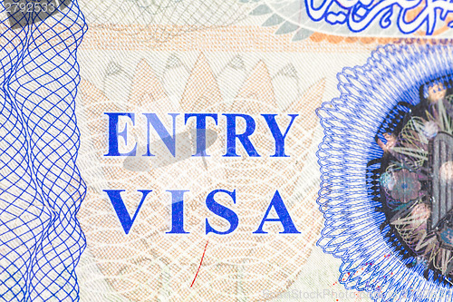 Image of Entry Visa