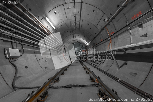 Image of Underground tunnel for the subway
